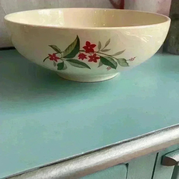 Vintage Universal Cambridge Woodvine Flower Ceramic Kitchen Floral Mixing Bowl - Picture 8 of 8